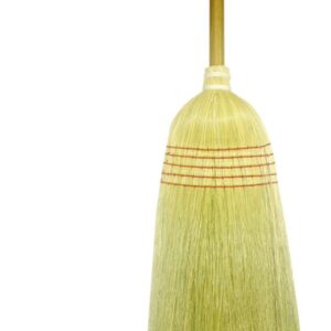 Blended No Wires Broom 24 lbs 42 x 1 1/8 Handle 5 Row Stitching
