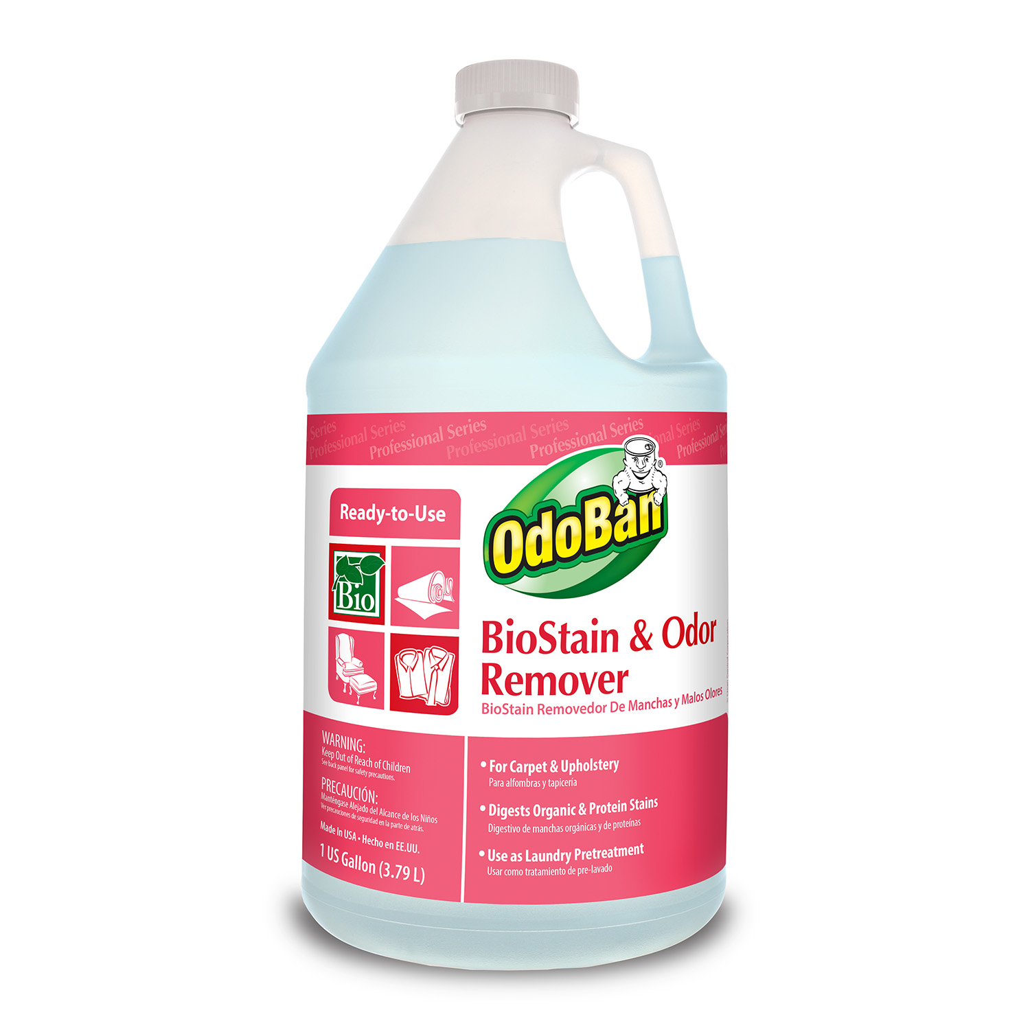 OdoBan BioStain & Remover RTU 1 Gallon