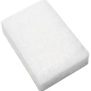 Light Duty Scouring Pad White, 3.5" X 6"