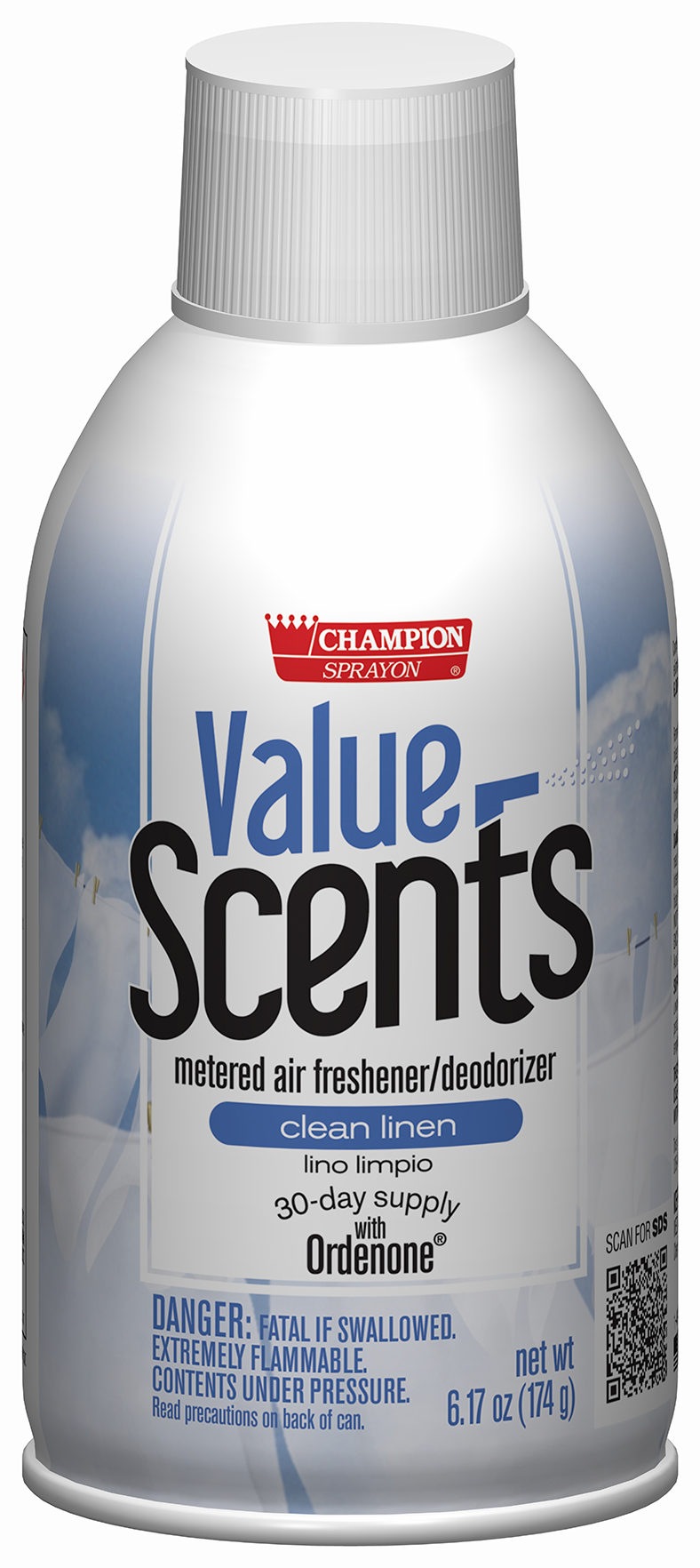 Value Scents Metered Air Fresheners Clean Linen 6.17 oz