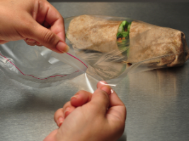 Co-Extruded PP Lip & Tape Bag Clear 6" X 6" + 1.5" 1.25 Mil