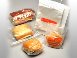 HDPE Saddle Pack Plain Hot Dog Bag Clear 5.25" X 10" + 1.5", 0.5 Mil