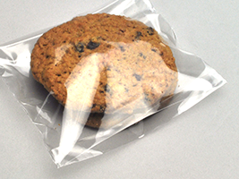 Polypropylene Lip & Tape Cookie Bag 5" X 5" + 1.5", 1.5 Mil