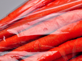 LDPE Vented Produce Bag Clear 9" X 6" X 22", 1.3 Mil
