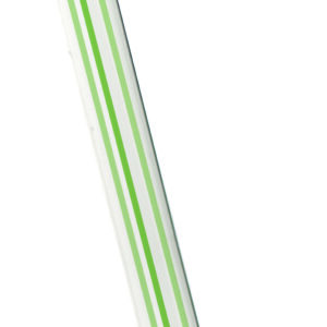 7.75" GreenStripe Unwrapped Straw Clear, Renewable & Compostable