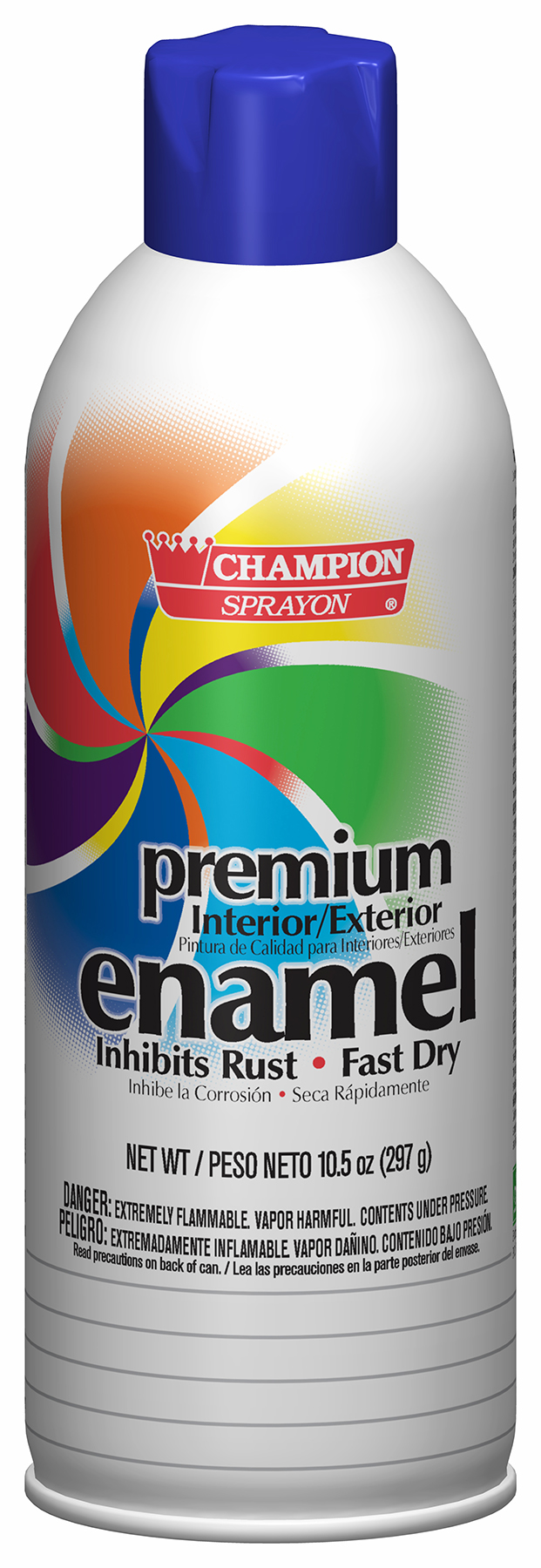 Champion Sprayon Enamel Spray Paint Gloss Royal Blue 10.5 oz