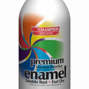 Champion Sprayon Enamel Spray Paint Gloss White 10.5 oz