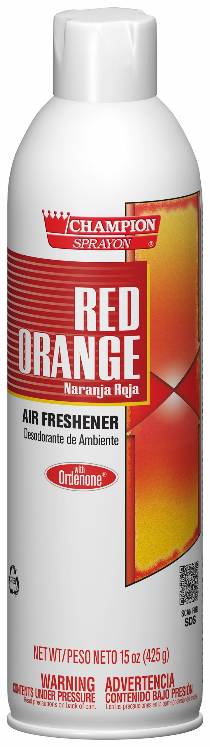 Aerosol Air Freshener 14 oz, Red Orange
