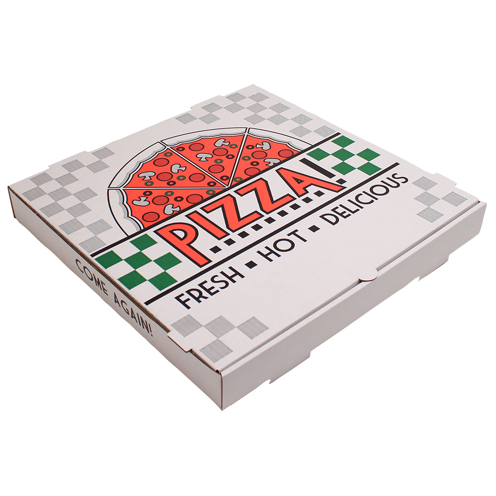 16" B Flute Pizza Box Stock Print White / Kraft