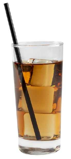 7.75" Jumbo Paper Straw Black, Unwrapped