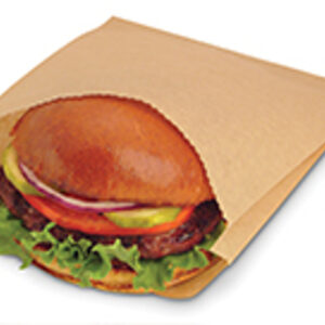 EcoCraft Sandwich/Pastry Bag Natural, 6" X 6.5" X 0.75"