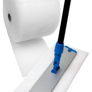 Trapmaster Dust Trapping Pad White, 8" X 6", 125' Roll