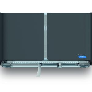 Tandem Toilet Paper Dispenser Dark Gray Jumbo Double Roll