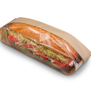 Dubl View ToGo! Deli Bag Natural 4.25" X 2.75" X 16.5"
