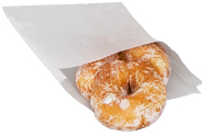 DX18 Dry Wax Sandwich Bag White 6" x 0.75" x 6.5"