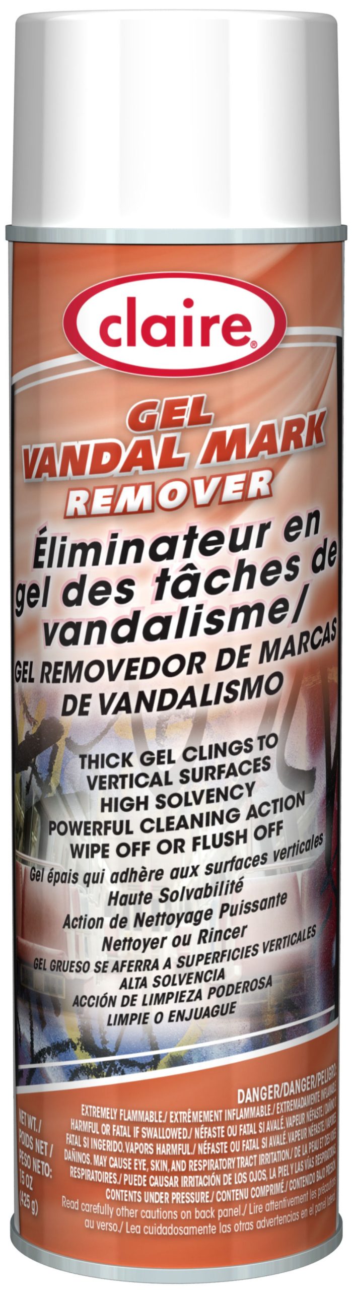 Gel Vandal Mark Remover 15 oz Aerosol