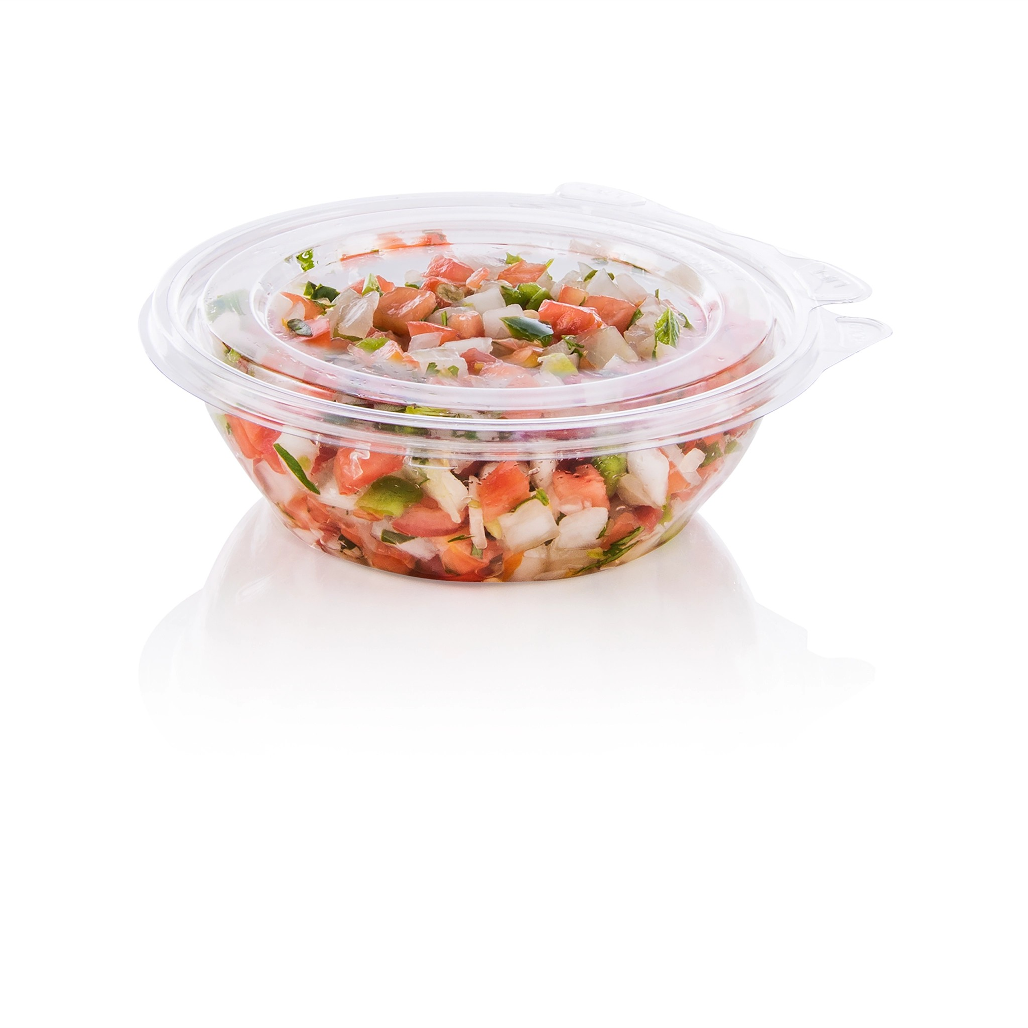 Safeseal Bowl w/ Flat Lid Clear, 8 oz.