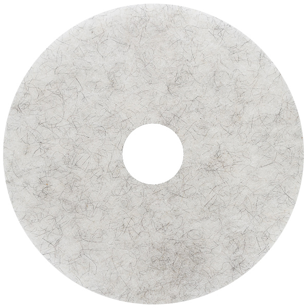 Type 33 Burnishing Pad 17", Natural Hair Blend Light