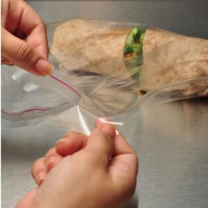 Co-Extruded PP Lip & Tape Bag Clear, 7" X 7" + 3" LP, 1.25 Mil