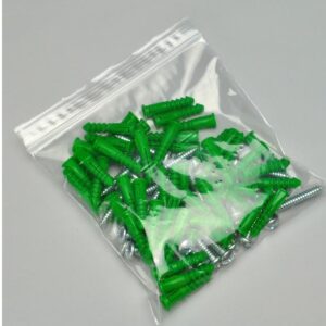 Value Plus Seal Top Bag Clear, 7" x 8", Single Track