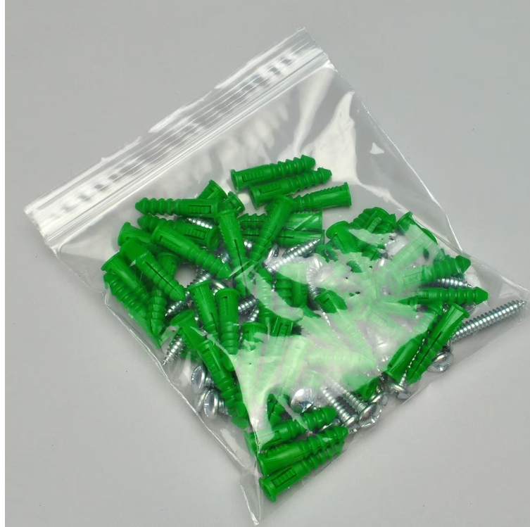 Value Plus Seal Top Bag Clear, 7" x 8", Single Track