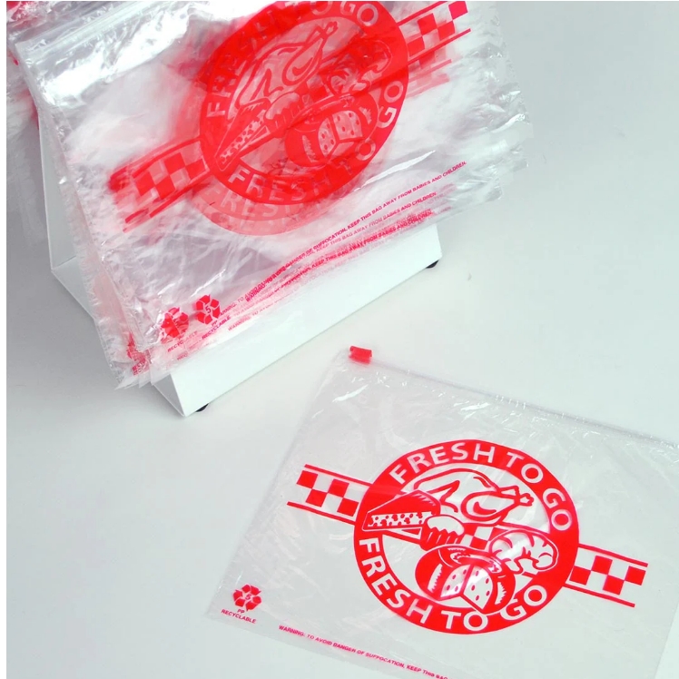 10" x 8" Slide Seal Deli Bag Stock Print "Fresh to Go"