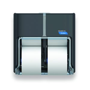 Tandem Toilet Paper Dispenser Dark Gray, 6.6" x 12.6" x 12"