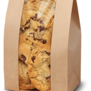 C-Thru Display Bag 4# Dubl Fresh Natural 5 x 3 x 9.5