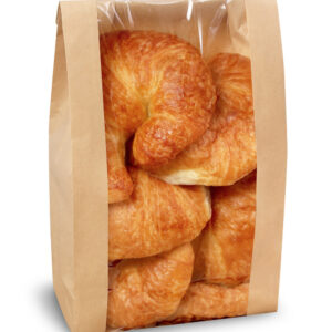 C-Thru Display Bag 10# Dubl Fresh Natural 7 x 4 x 13.5