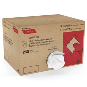 Tuff-Job High Performance Wipers White 14" x 14.4" 250 Sheets