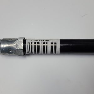 Metal Handle w/ Metal Tip Powder Coated, Black