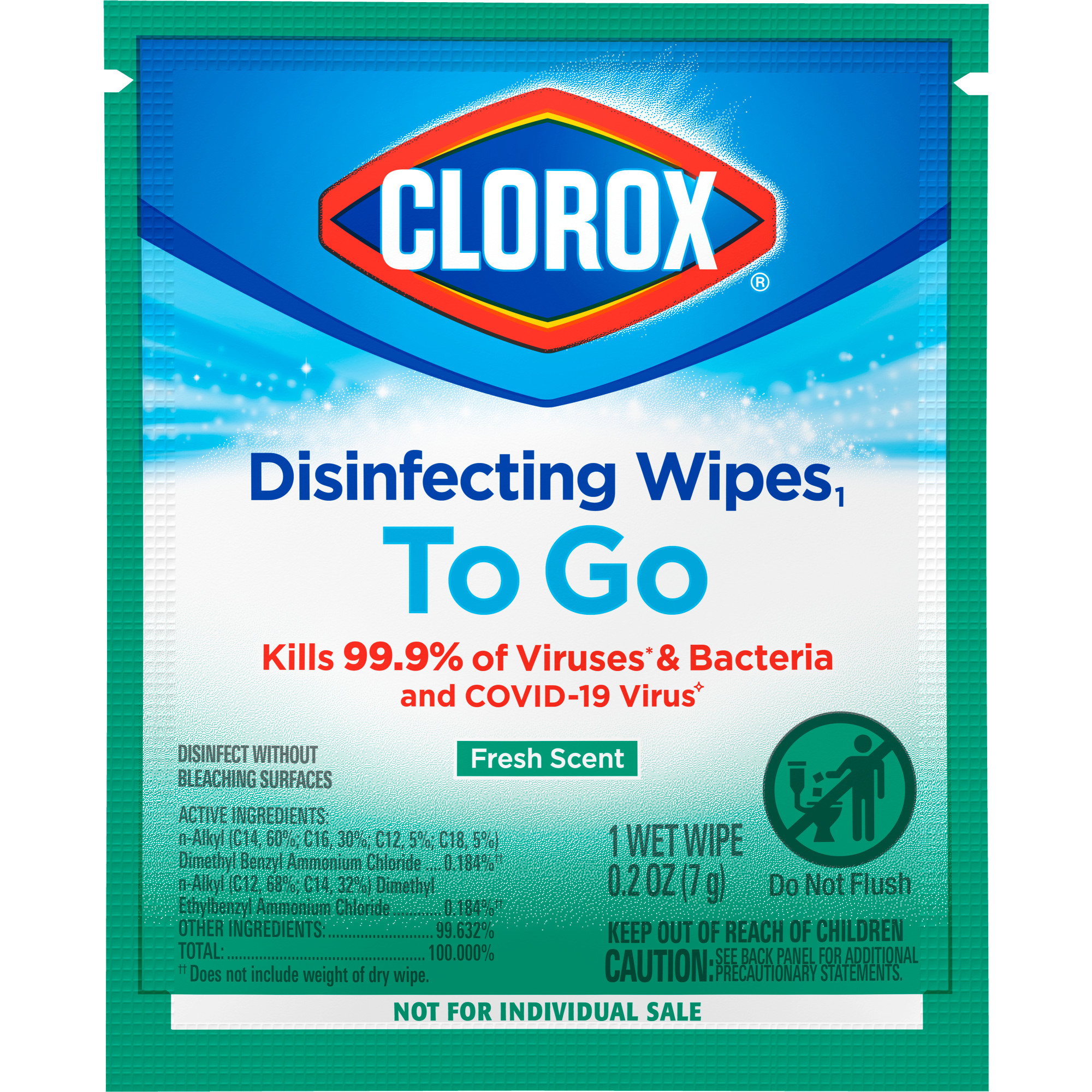 Disinfecting Wipes Fresh Scent White 7" x 8" 900 Count Bleach Free