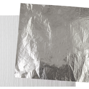 Plain Cushion Foil Wrap 12" x 12", Silver / White