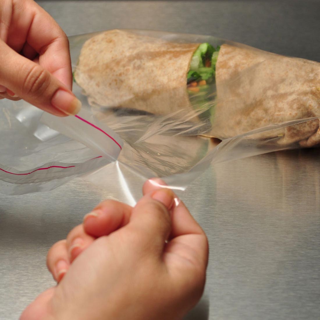 Poly Co-Extruded Lip & Tape Resealable Bag, 10 x 8 x 3LP