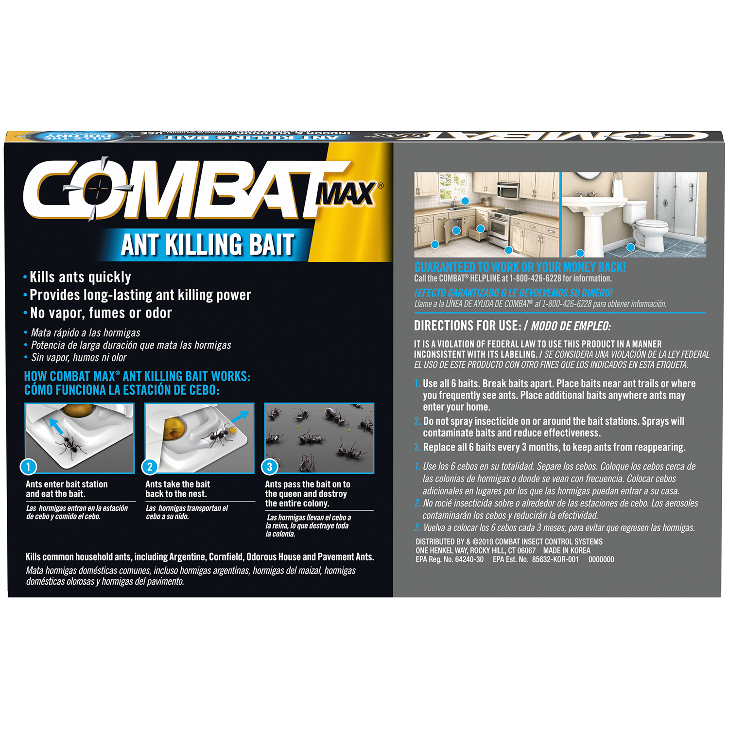 Combat Source Ant Bait Kill Max 6 Count