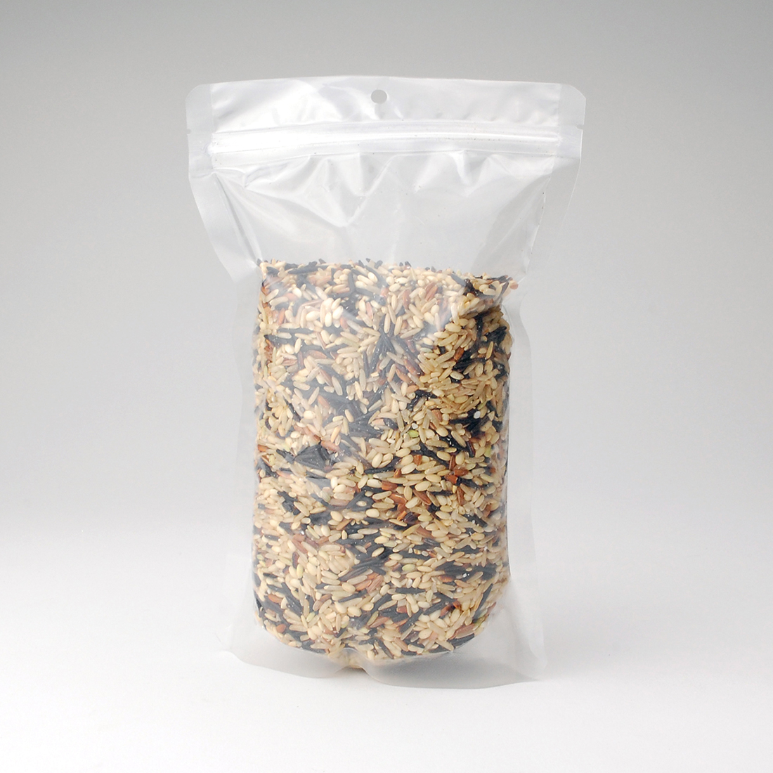 Clear Stand-Up Pouch 8 oz, 6 x 9 + 3 BG", 3 Mil