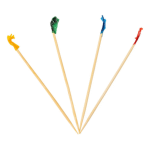 Club Frill Toothpicks Bamboo