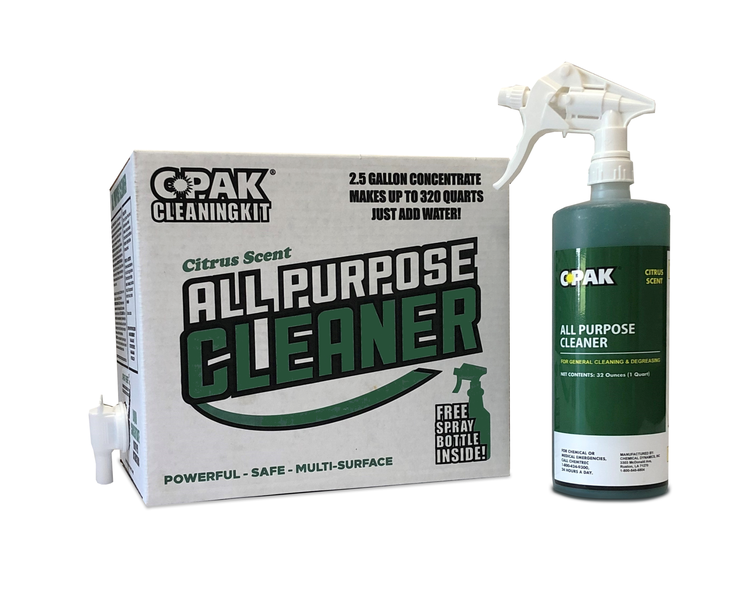 C Pak Cleaning All Purpose Kit 2.5 Gallon