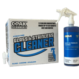 C Pak Cleaning Kit 2.5 Gallon Glass & Stainless Steel