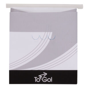 Meal Bag w/ Vents & Tin Tie White Large ToGo! 8.25 x 5.25 x 12