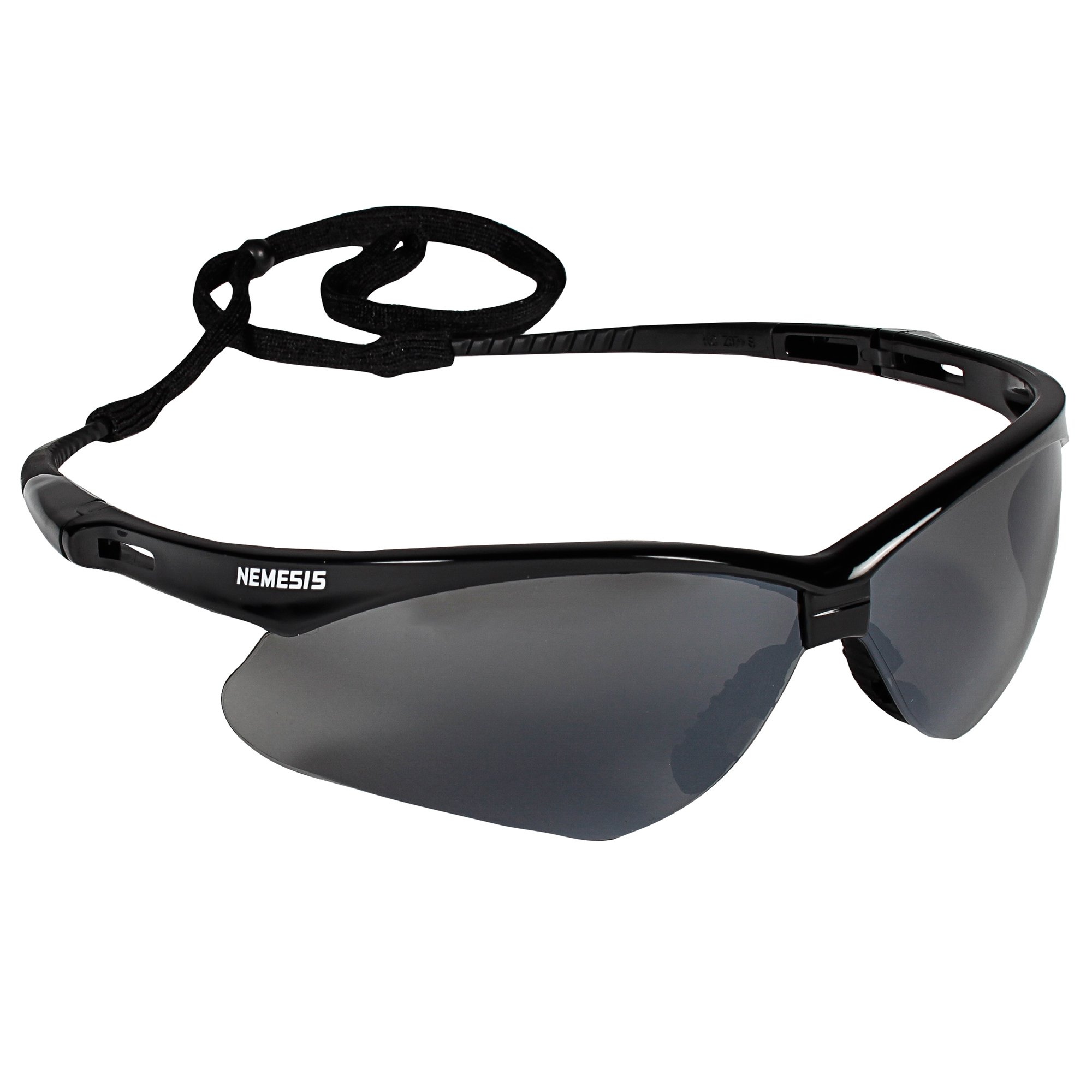 KleenGuard V30 Safety Glasses Nemesis Smoke Mirror w/ Black Frame
