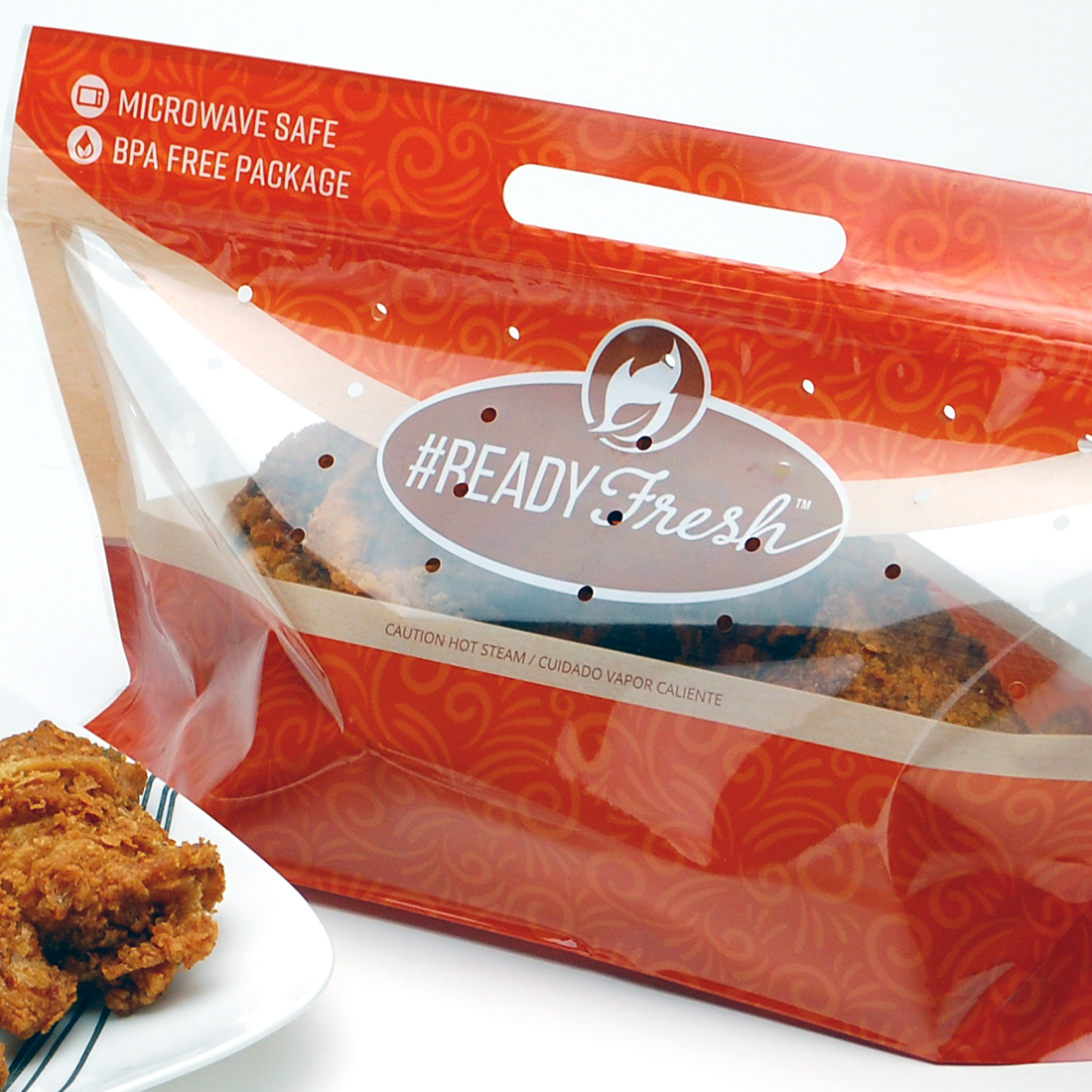 Ready Fresh Grab-N-Go Pouch 8 Piece Chicken 14" x 8.25" x 5.5"