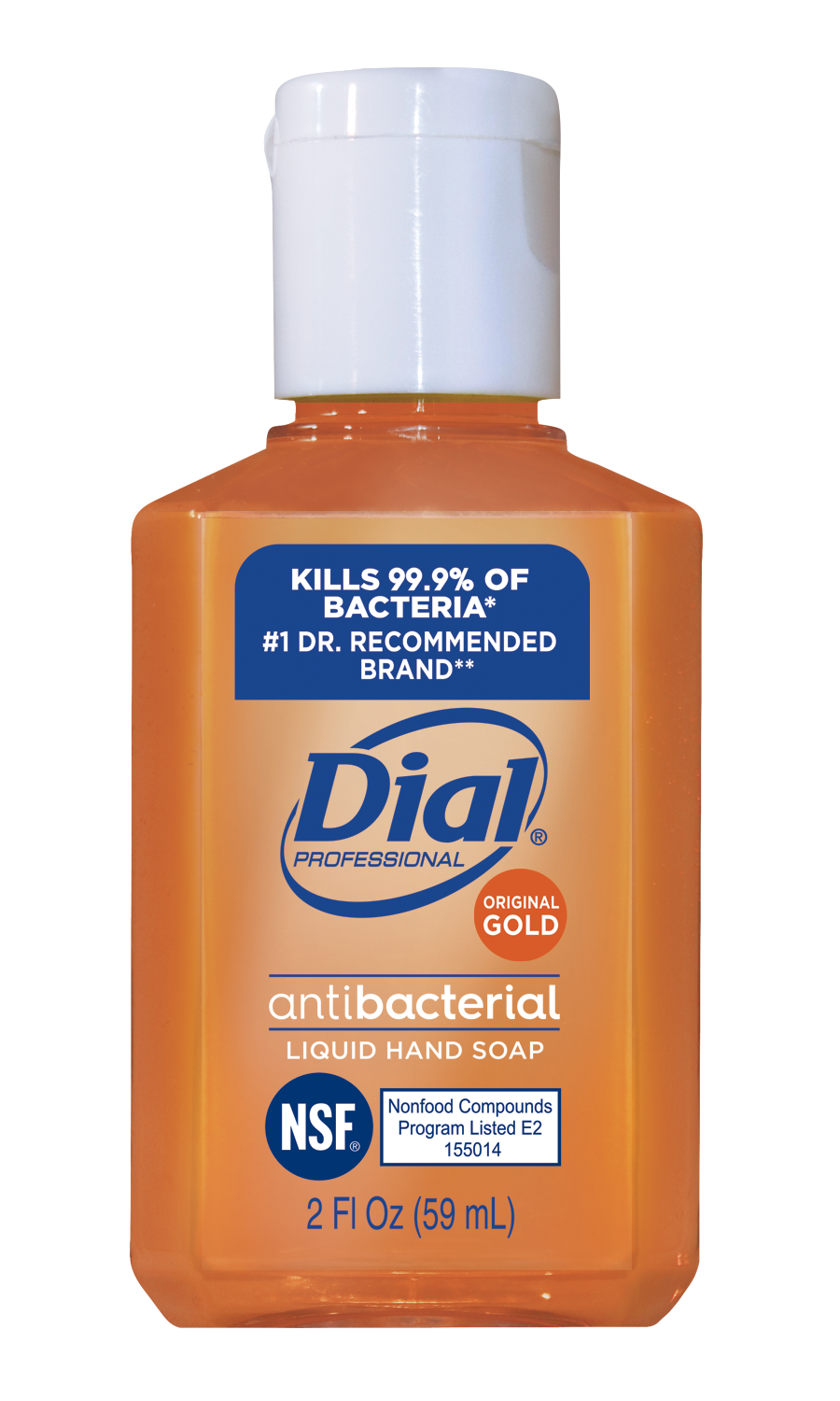 Gold Liquid Hand Soap 2 oz Antimicrobial