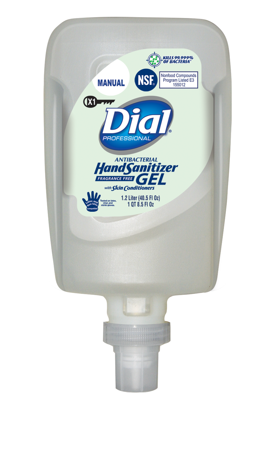Hand Sanitizer FIT X1 Manual Gel 1.2 Liter