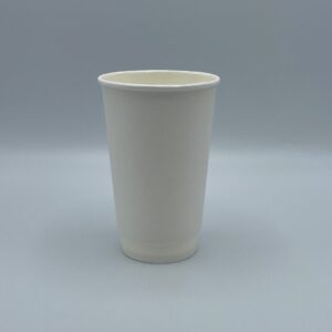Double Wall Paper Hot Cup 16 oz White