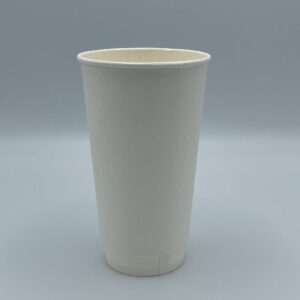Double Wall Paper Hot Cup 20 oz White