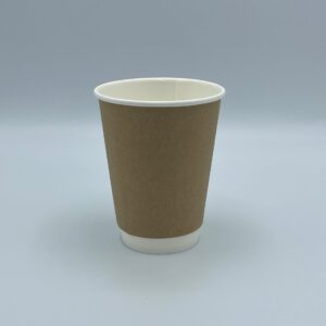 Double Wall Paper Hot Cup 12 oz Kraft