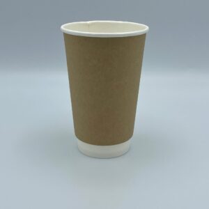 Double Wall Paper Hot Cup 16 oz Kraft