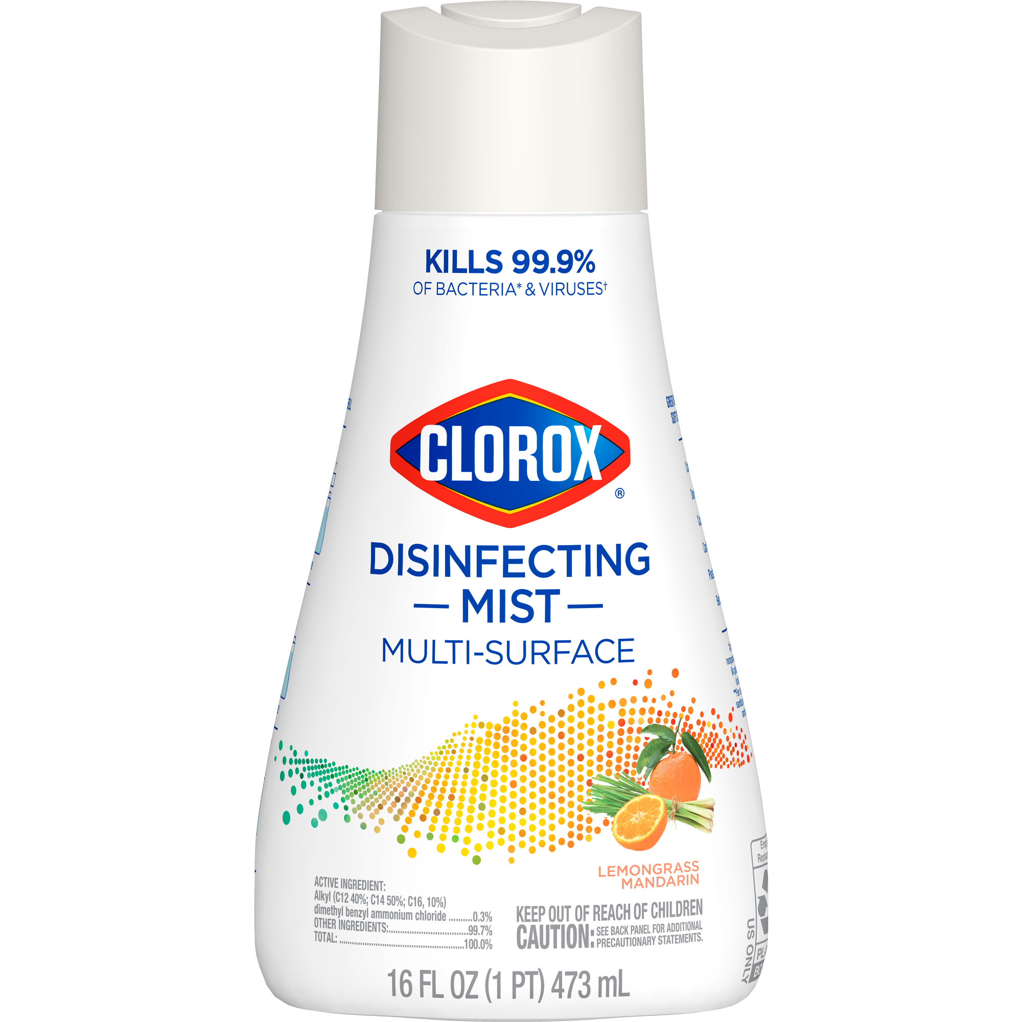 Disinfecting Mist Refill Lemon Grass Mandarin 16 oz