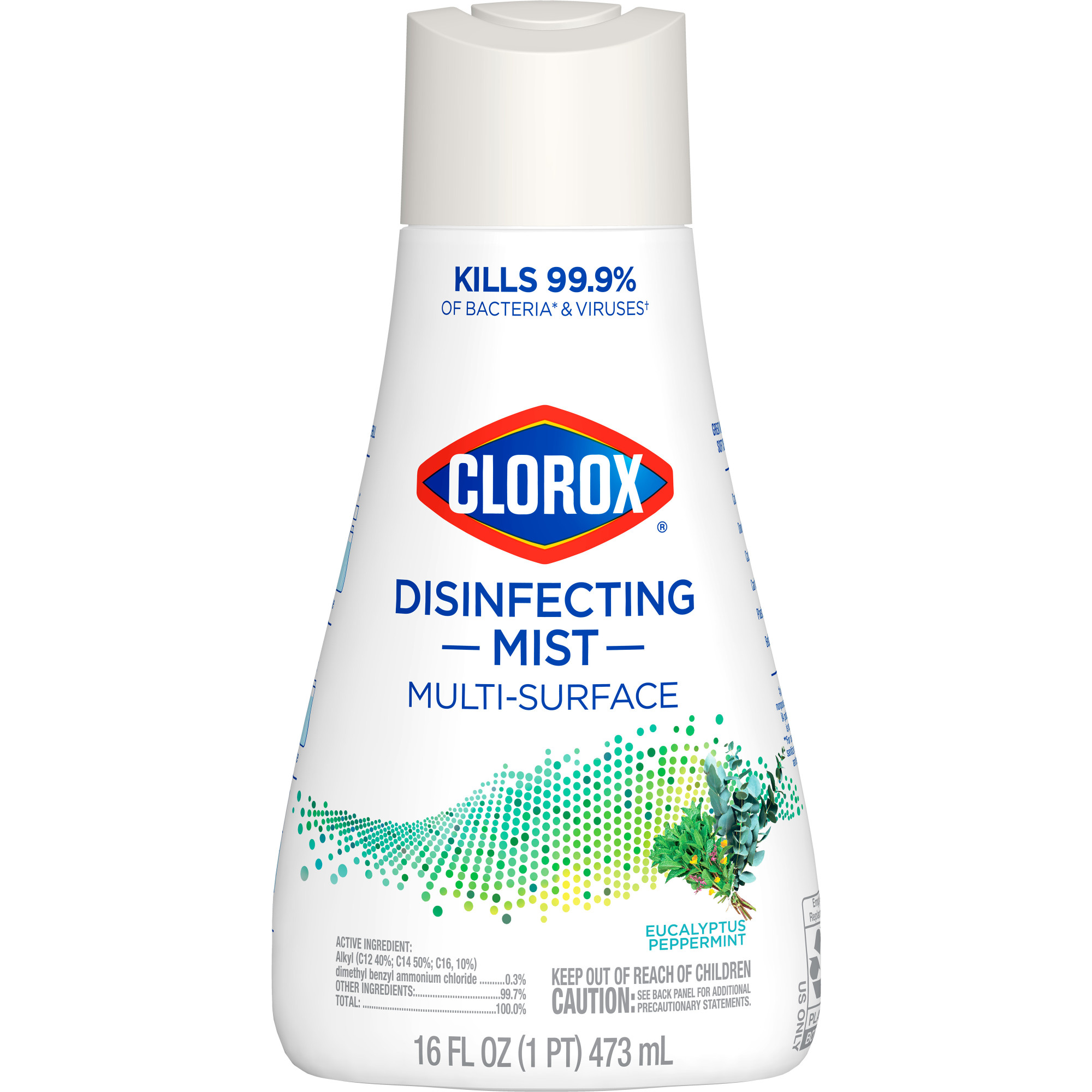 Disinfecting Mist Refill Eucalyptus Peppermint 16 oz